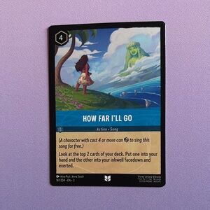 Disney Trading Card - How Far I'll Go